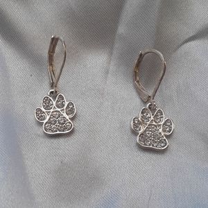 Paw print earrings